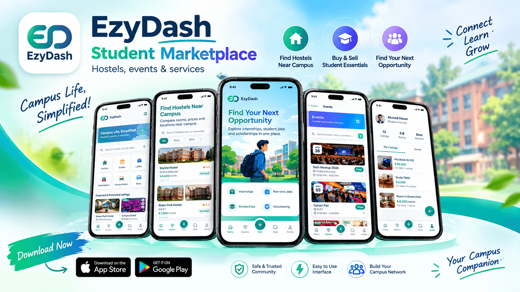 EzyDash: Student Marketplace