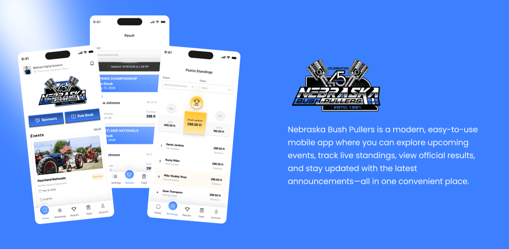 Nebraska Bush Pullers: Tractor Pulling Event & Community Platform